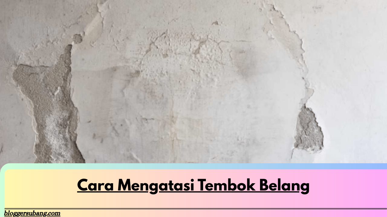 Cara Mengatasi Tembok Belang