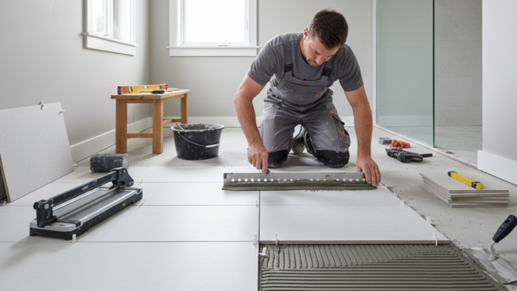 Cara Pasang Keramik Kamar Mandi Sendiri